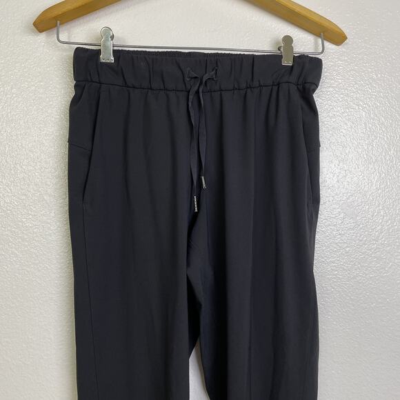 Lululemon On The Fly Jogger Pants Womens Size 4 Black Run Jog Athletic Tapered - Picture 3 of 8